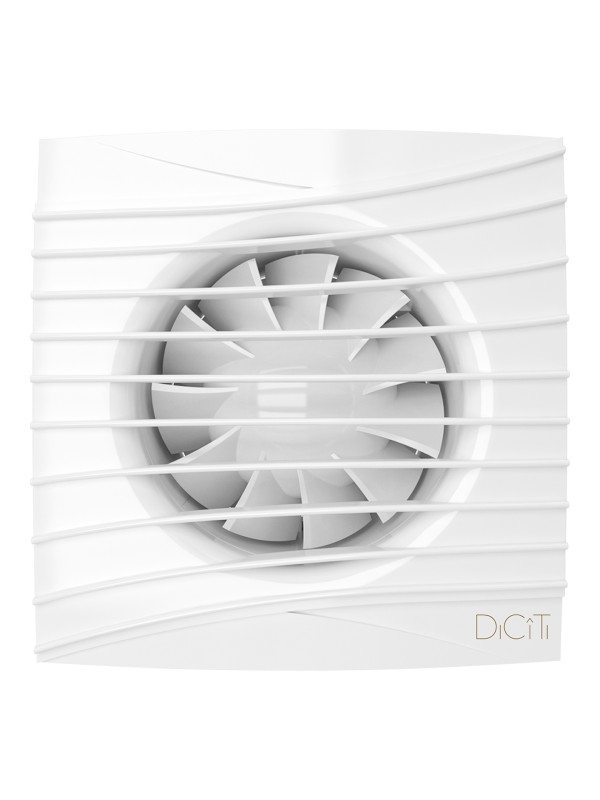 SILENT 4C TURBO, Вентилятор осевой вытяжной с двигателем повышенной мощности и обр.клапан D100 SILENT 4C TURBO