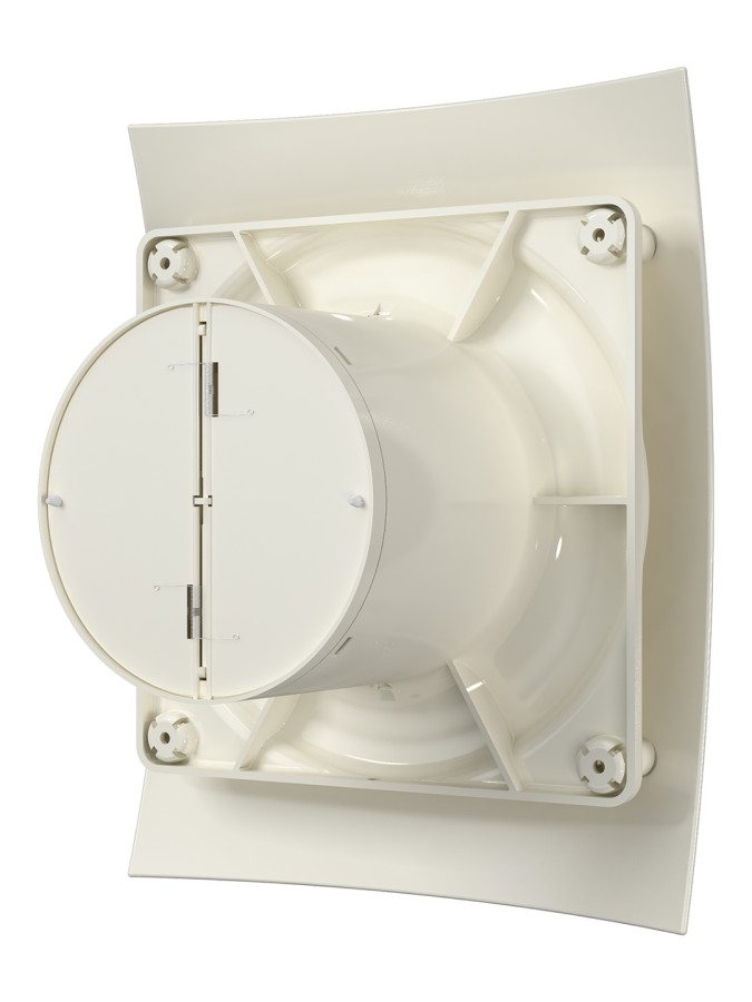 BREEZE 4C Ivory, Вентилятор осевой вытяжной с обрат. клапаном, D 100 BREEZE 4C Ivory
