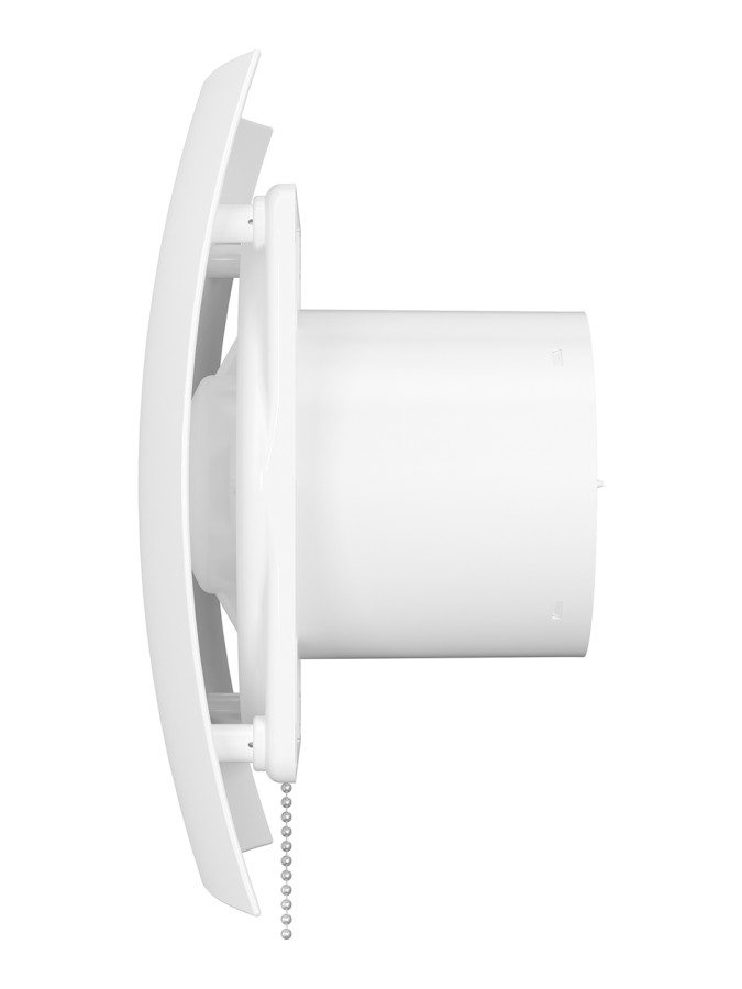 BREEZE 4C-02, Вентилятор осевой вытяжной с обрат. клапаном, шнуровым тяговым выкл. D 100 BREEZE 4C-02