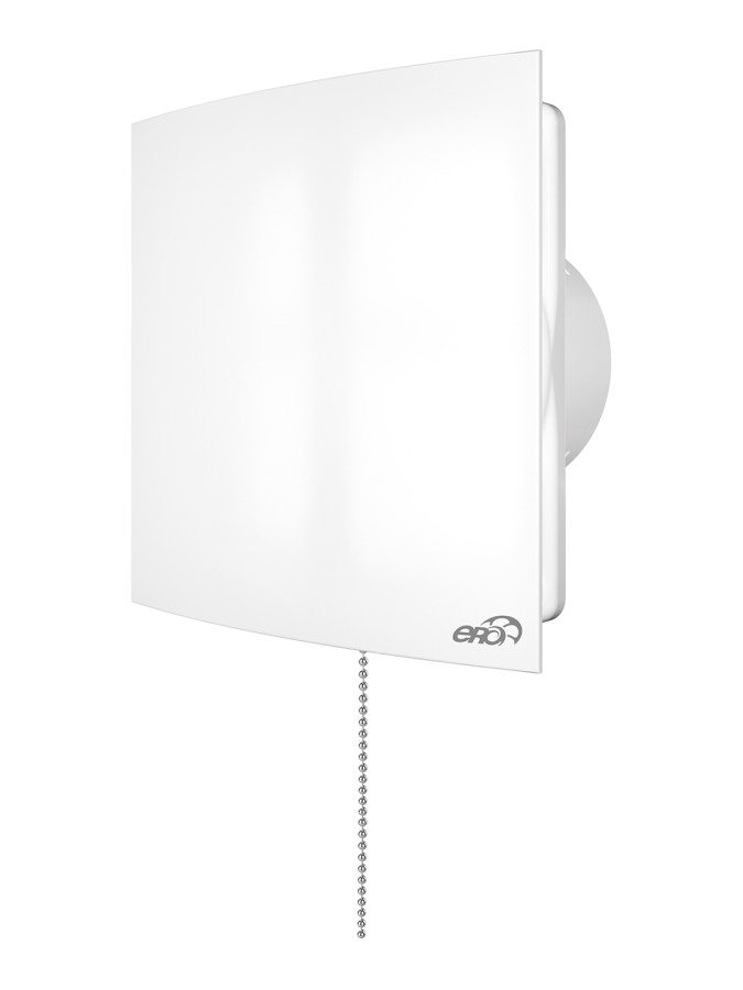 QUADRO 4-02, Вентилятор осевой вытяжной с шнуровым тяговым выключателем D100