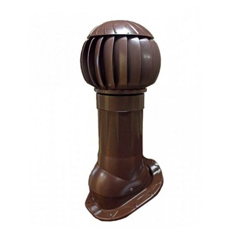 Комплект RRTV D160 для фальцевой и битумной кровли пластик Brown RRTV+S 160 Brown