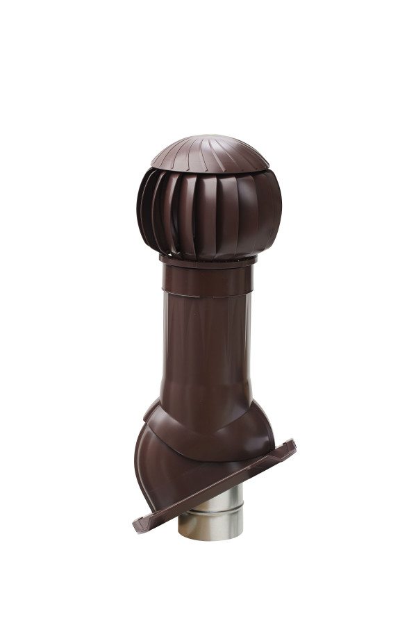 Комплект RRTV D160 для фальцевой и битумной кровли пластик Brown RRTV+S 160 Brown