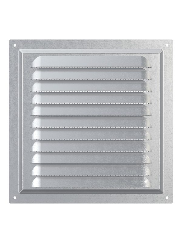 2020МЦ, Решетка вентиляционная вытяжная стальная с оцинкованным покрытием 200х200 2020МЦ