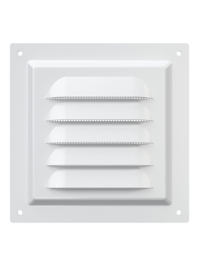 1212МЭ, Решетка вентиляционная вытяжная стальная с покрытием полимерной эмалью 125х125 1212МЭ