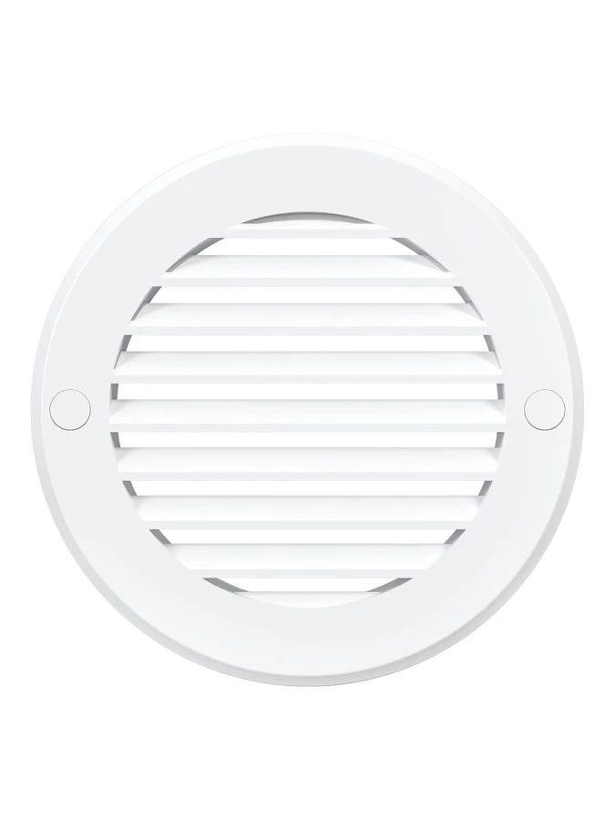 Решетка наружная вентиляционная круглая D136 с фланцем D100, 10РКН 10РКН