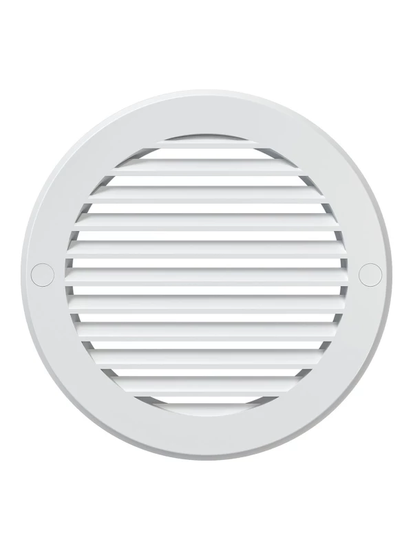 Решетка наружная вентиляционная круглая D161 с фланцем D125, 12РКН 12РКН