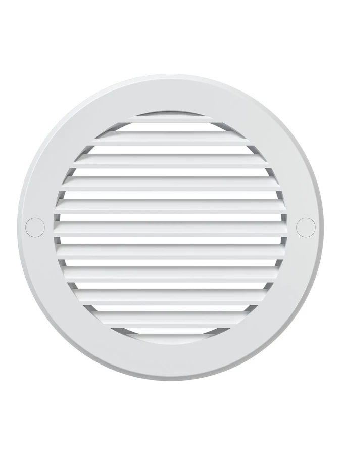 Решетка наружная вентиляционная круглая D161 с фланцем D125, 12РКН 12РКН