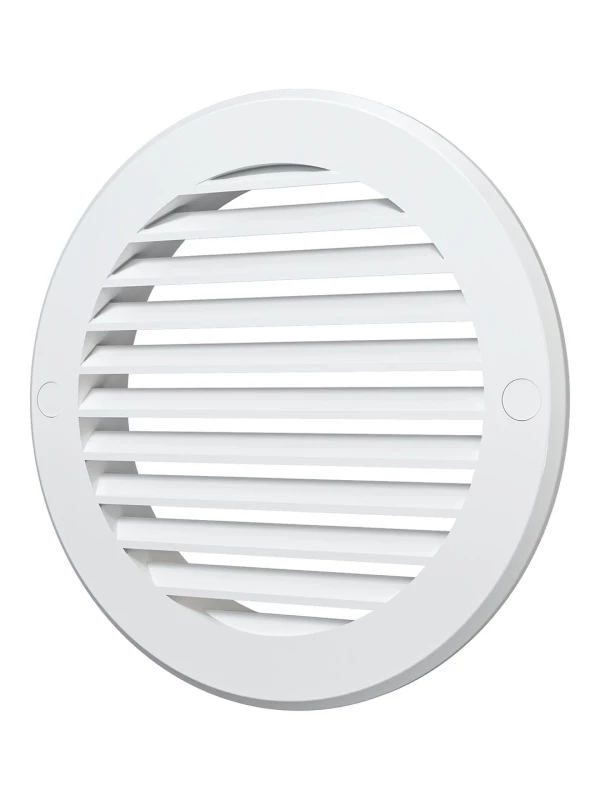 Решетка наружная вентиляционная круглая D161 с фланцем D125, 12РКН 12РКН