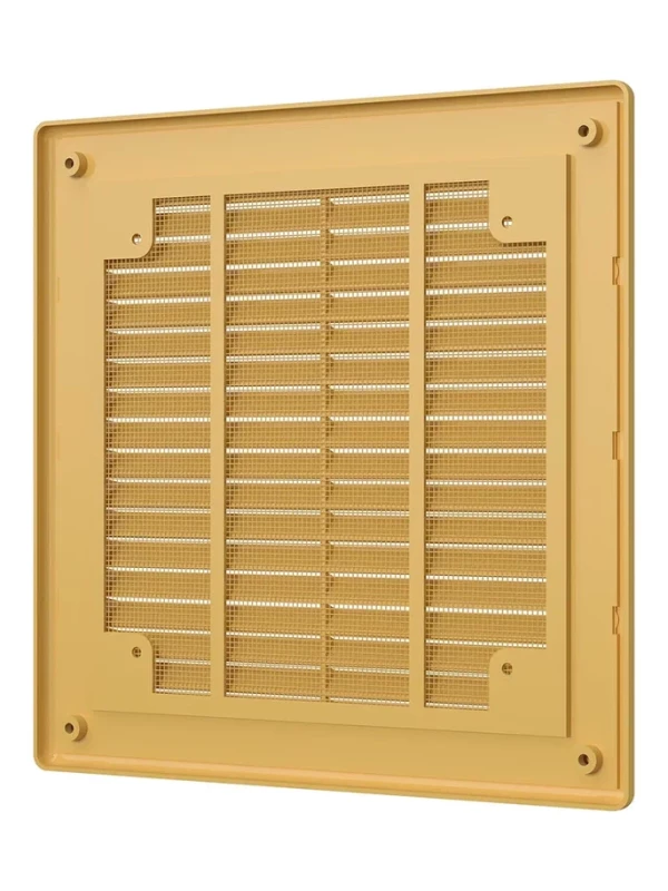 Решетка вентиляционная вытяжная АБС 208х208, беж. 2121Р 2121Р беж