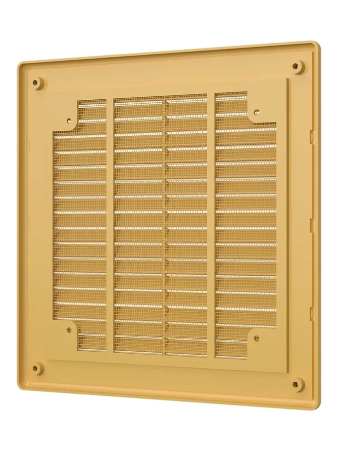 Решетка вентиляционная вытяжная АБС 208х208, беж. 2121Р 2121Р беж