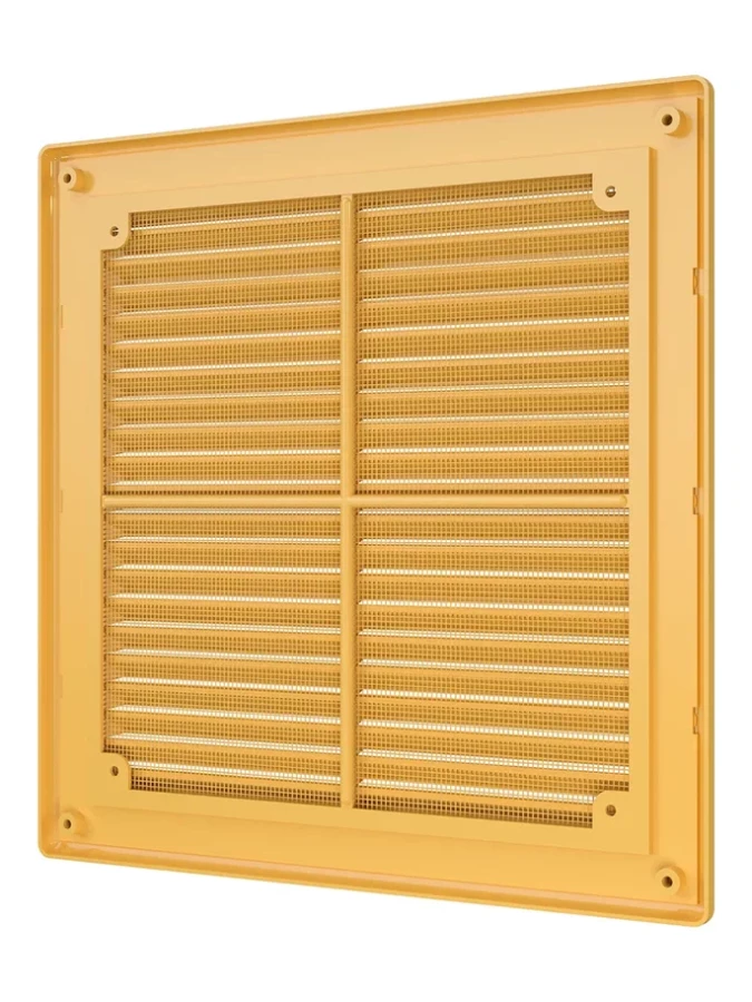 Решетка вентиляционная вытяжная АБС 249х249, беж. 2525Р 2525Р беж