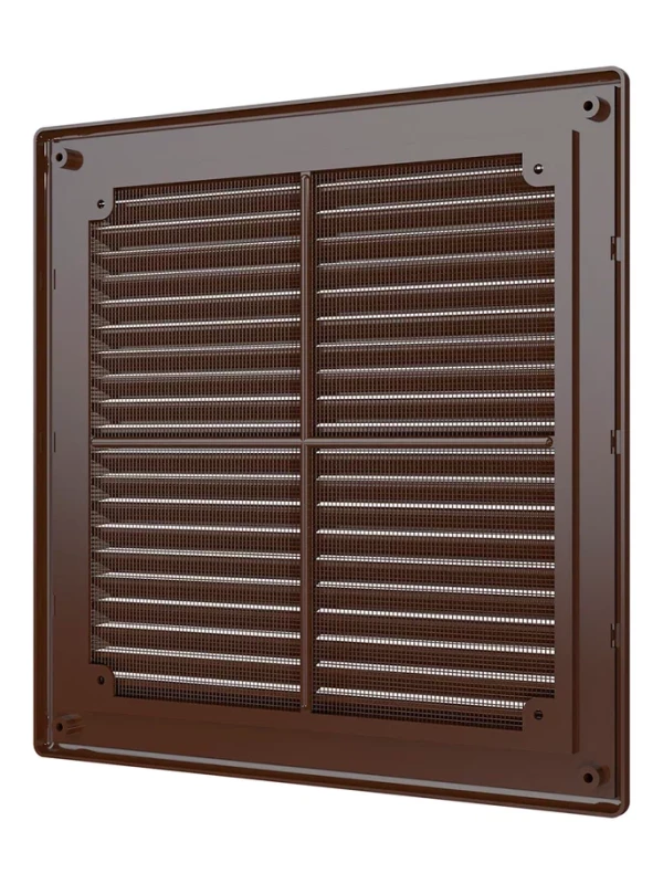 Решетка вентиляционная вытяжная АБС 249х249, кор. 2525Р 2525Р кор