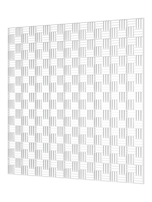 Решетка вентиляционная декоративная потолочная 595х595, бел,П6060ДП fusion, П6060ДП fusion