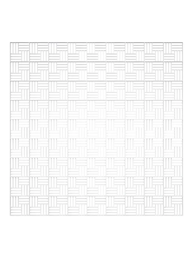 Решетка вентиляционная декоративная потолочная 595х595, бел,П6060ДП fusion, П6060ДП fusion