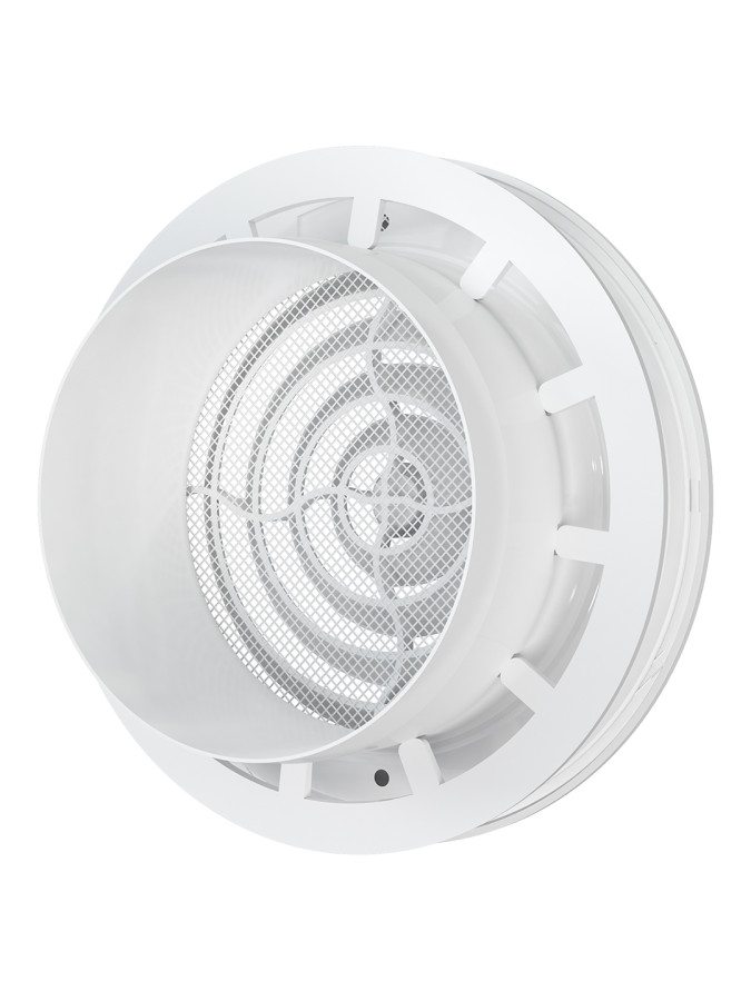 16DK, Диффузор приточно-вытяжной со стопорным кольцом и фланцем D160 16DK