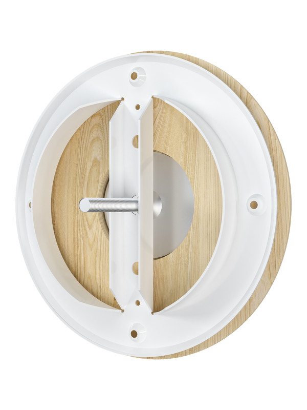 15DW pine,, Анемостат приточно-вытяжной регулируемый для бань и саун, с фланцем D150 (СОСНА) 15DW