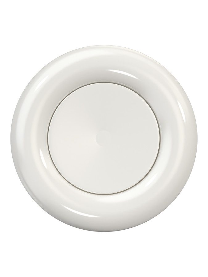 10DUM, Анемостат приточно-вытяжной разъемный с фланцем окрашенный металл D100 10DUM