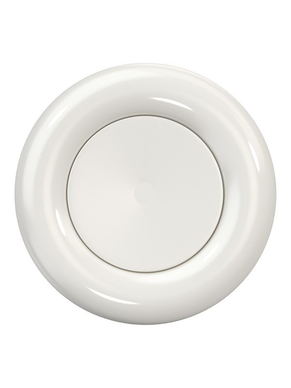 12,5DUM, Анемостат приточно-вытяжной разъемный с фланцем окрашенный металл D125 12,5DUM