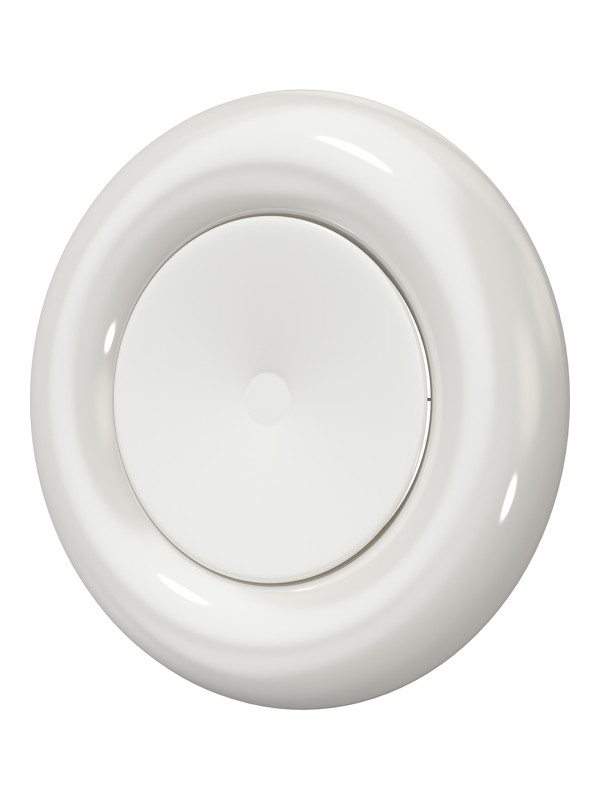 16DUM, Анемостат приточно-вытяжной разъемный с фланцем окрашенный металл D160 16DUM