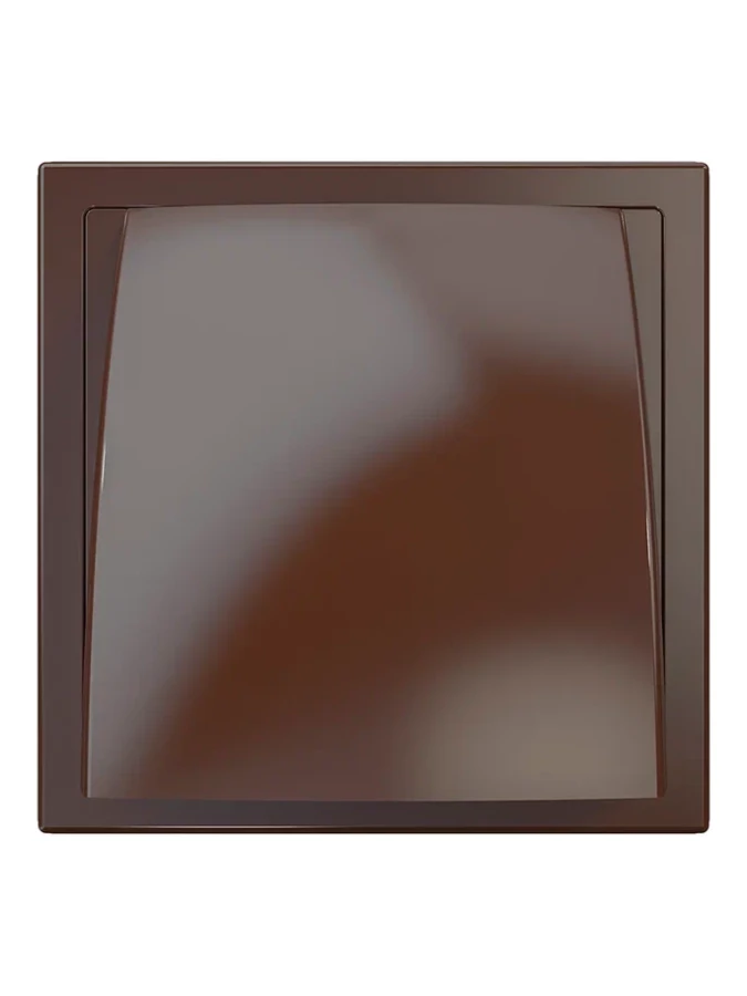 1515К10ФВ кор, Выход стенной вытяжной с обратным клапаном 150х150 с фланцем D100, ASA. кор 1515К10ФВ кор