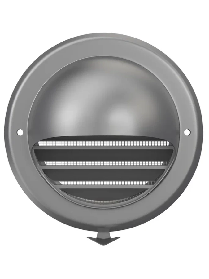 12,5ВМ, Выход стенной вентиляционный вытяжной металлический с фланцем D125 12,5ВМ