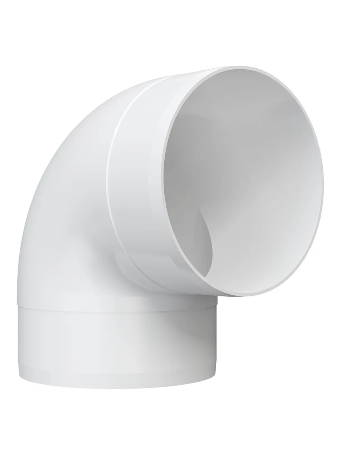 Колено круглое пластик 90°, D125, 12,5ККП 12,5ККП