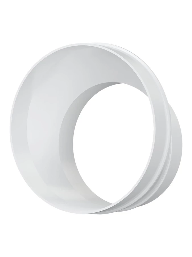 Соединитель эксцентриковый круглого воздуховода с круглым пластик D100/125, 1012,5РЭП 1012,5РЭП