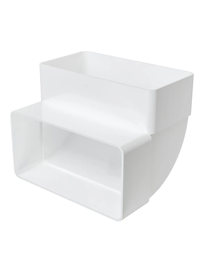 511КВП, Колено вертикальное пластик 90°, 55х110 511КВП