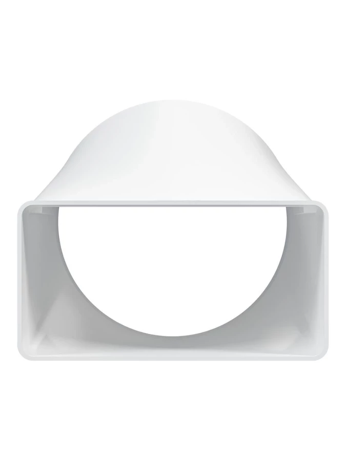 511СП10КП, Соединитель эксцентриковый плоского воздуховода с круглым пластик, 55х110/D100 511СП10КП