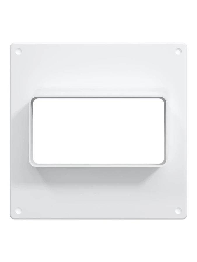 Площадка торцевая пластиковая 150х150 фланец 55х110,511ПТП 